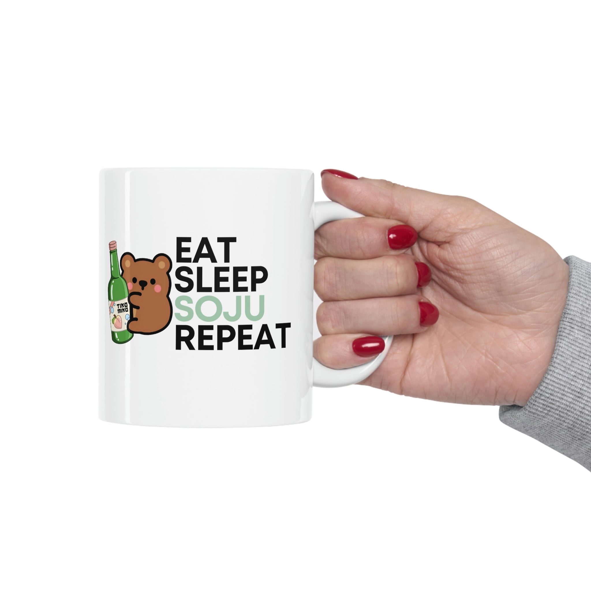 Eat Sleep Soju Repeat Mug