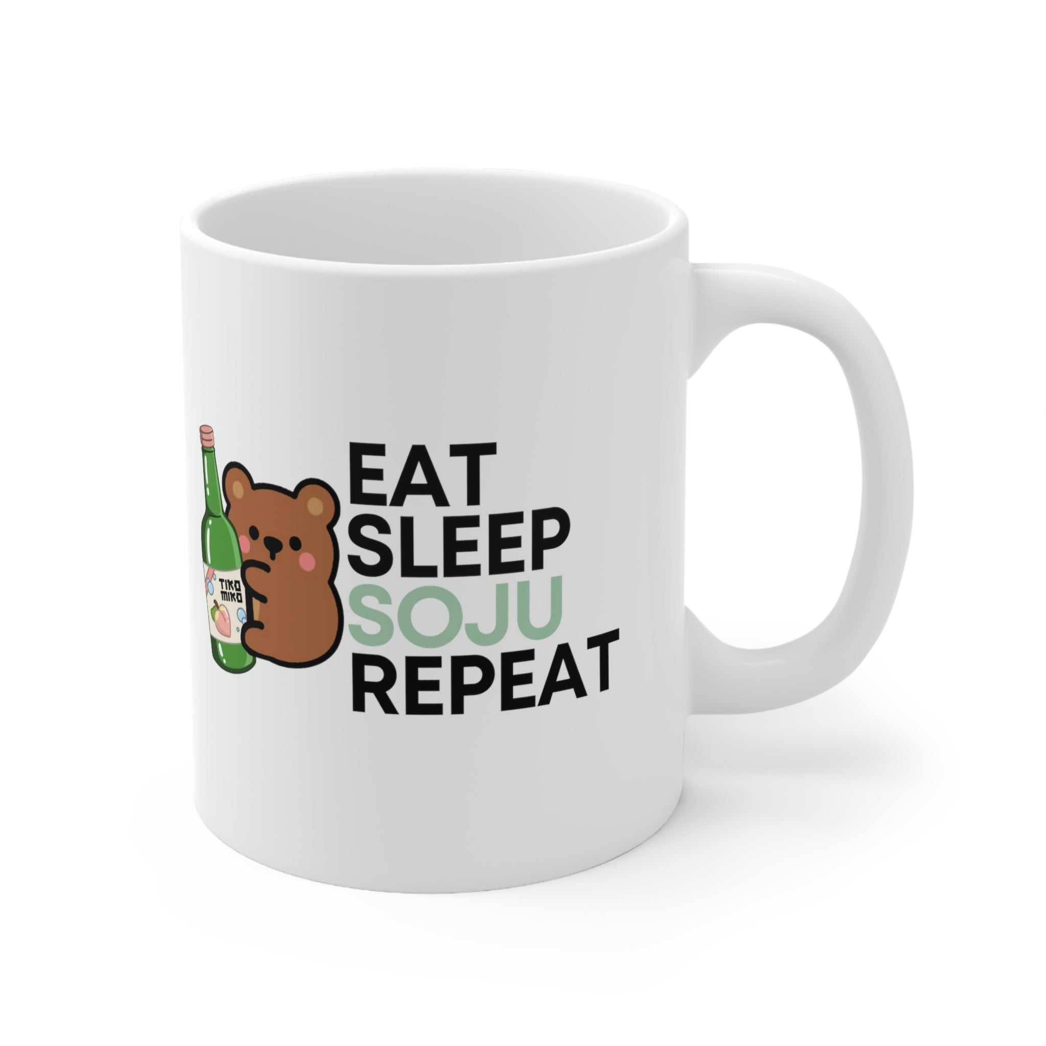 Eat Sleep Soju Repeat Mug