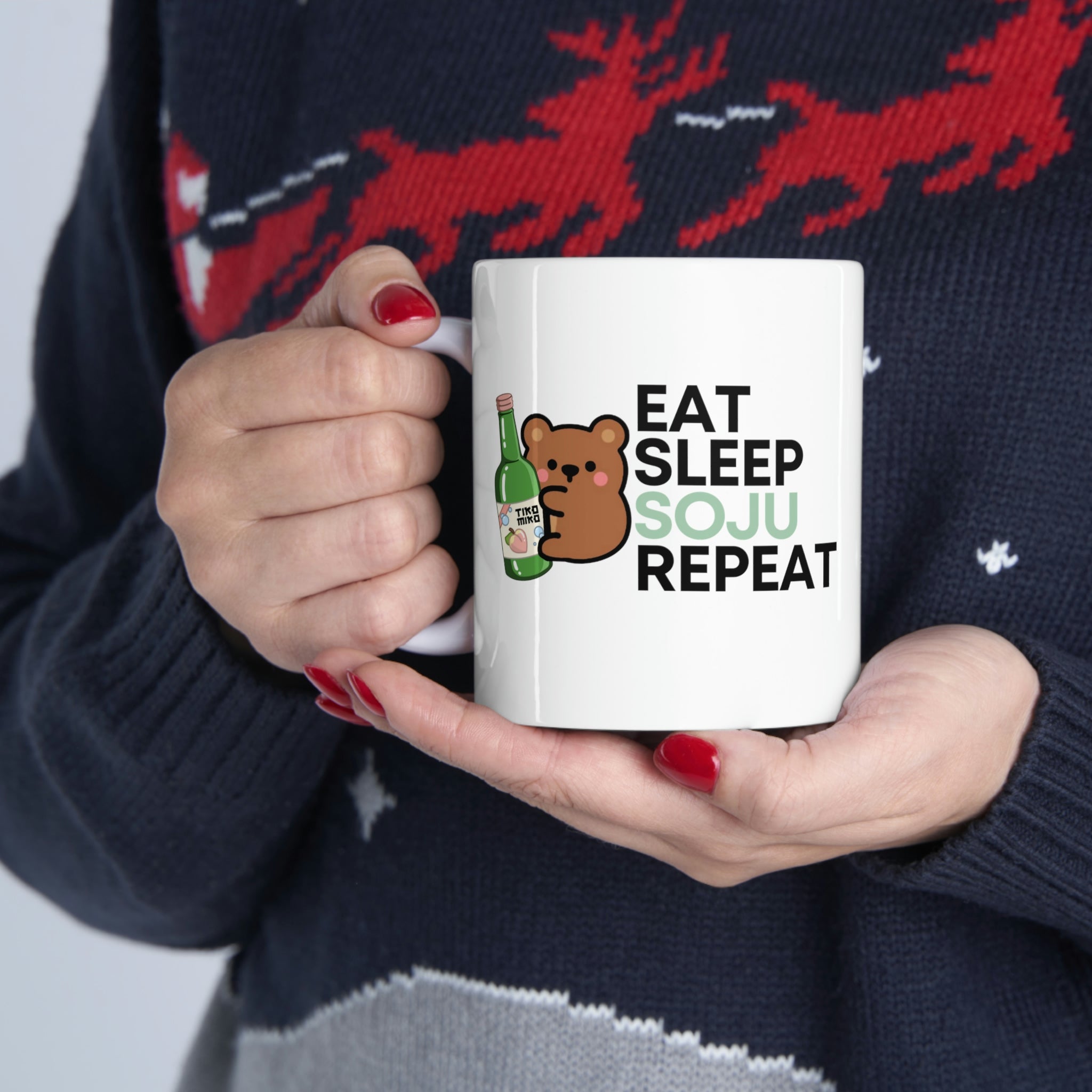 Eat Sleep Soju Repeat Mug