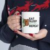 Eat Sleep Soju Repeat Mug