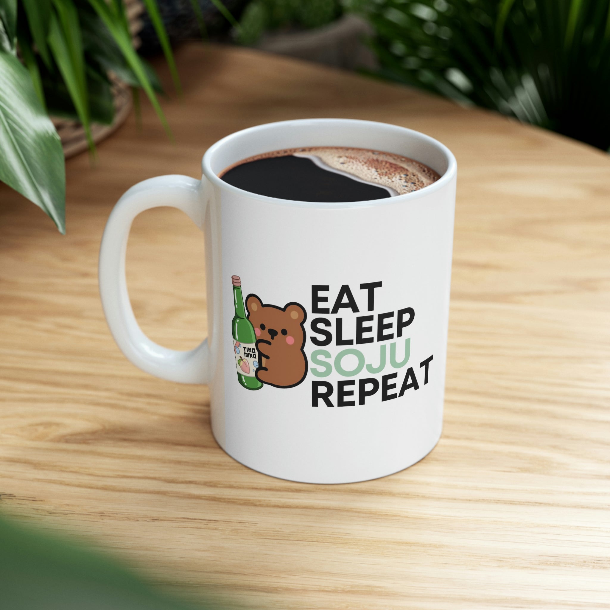 Eat Sleep Soju Repeat Mug