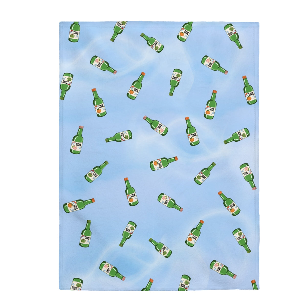 Soju Blu Plush Blanket