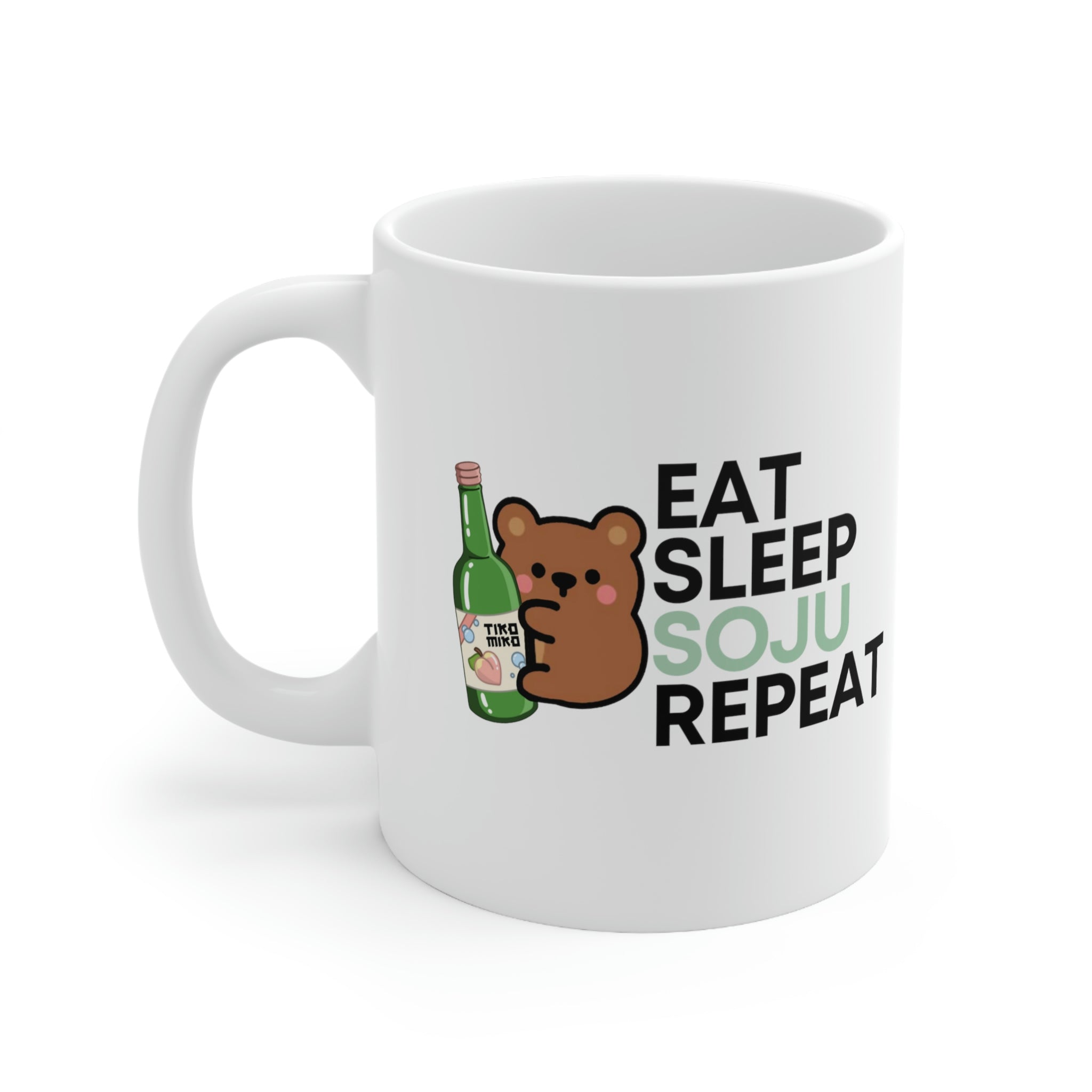 Eat Sleep Soju Repeat Mug