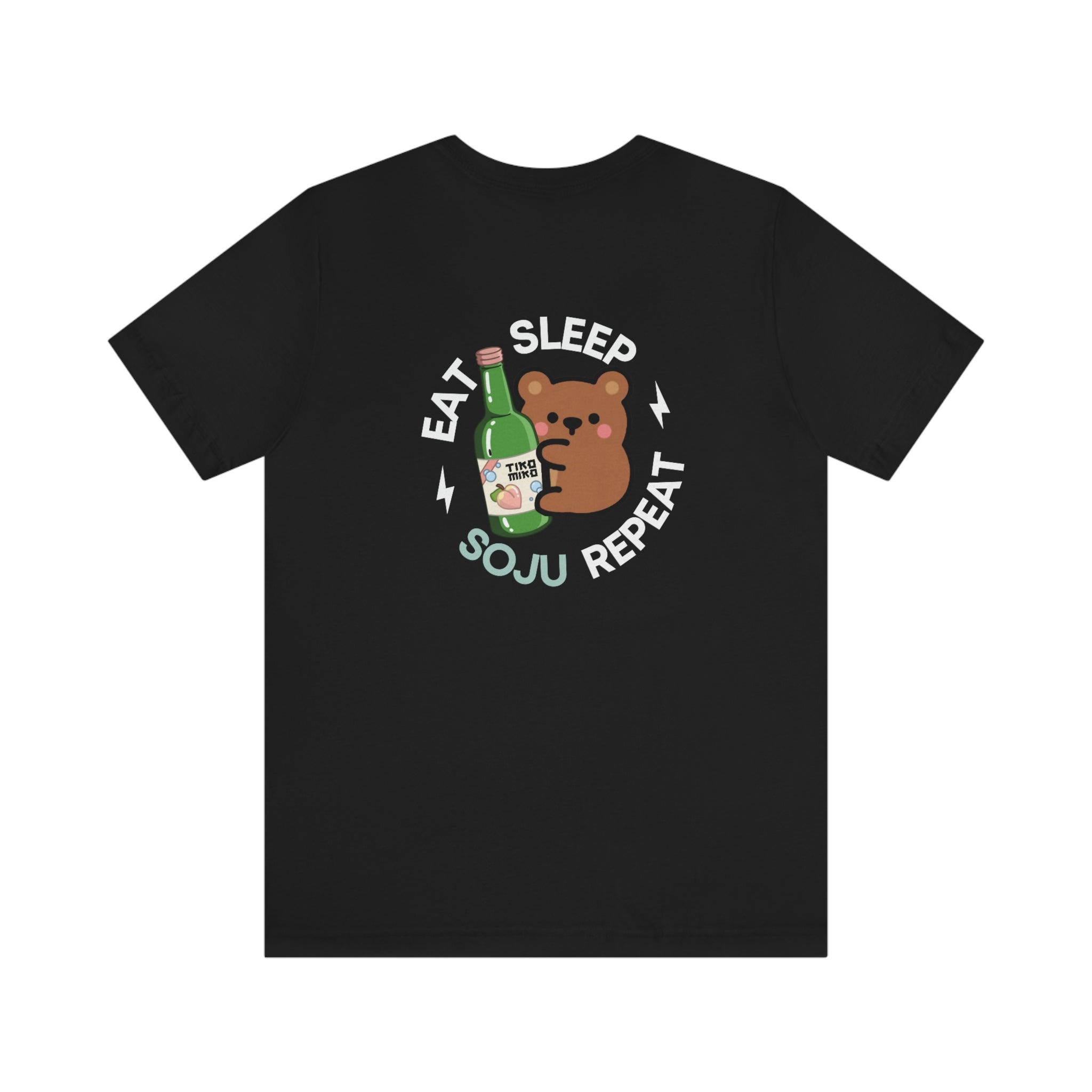 Soju Bear Eat Sleep Repeat Tee