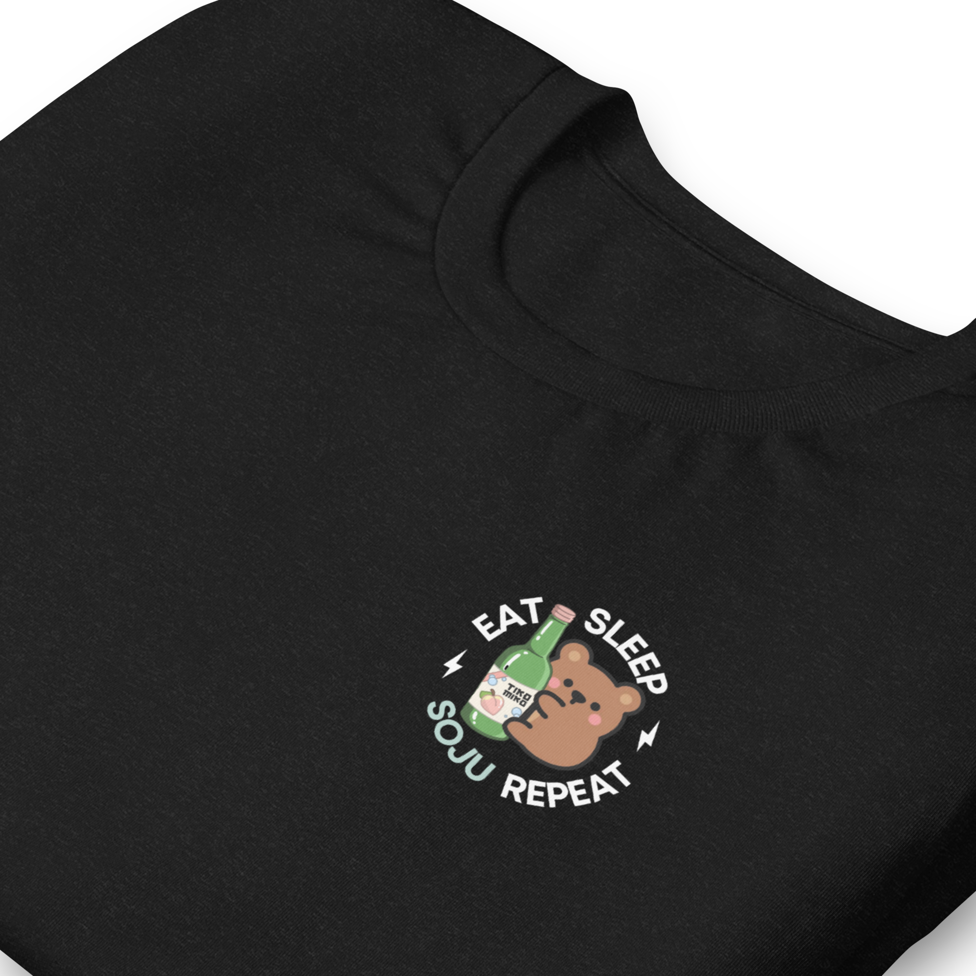 Soju Bear Eat Sleep Repeat Tee